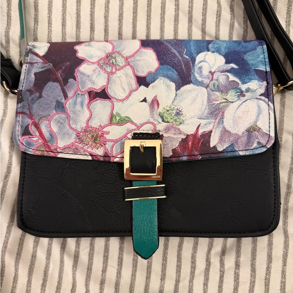 House of Disaster floral small crossbody purse